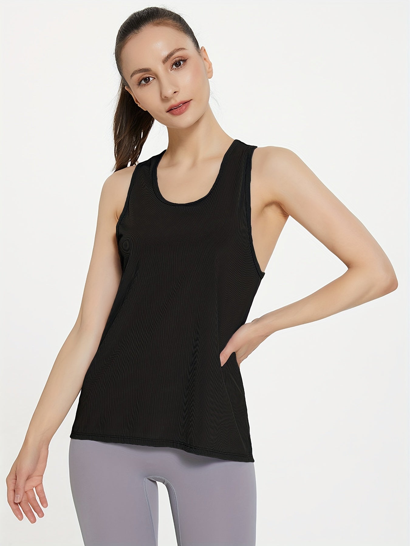 Moisture Wicking Tank Top Women's Fitness Sleeveless Top