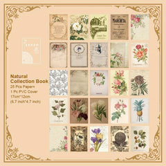 26 Vintage Scrapbook Paper Map Newspaper Pattern Journaling Supplies Kit