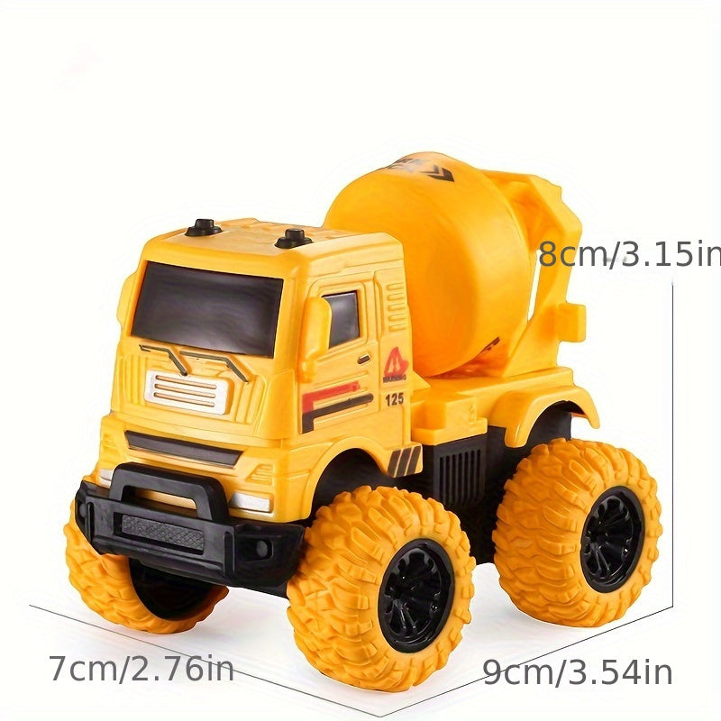 4WD Inertial Off-road Toy Car w/ Construction Machinery Design