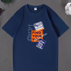 Men's Short Sleeve T-shirt Active Casual Moisture Wicking Te