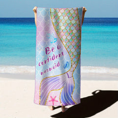 Microfiber Beach Towel Quick Drying 27.5 x 55 Water Absorbent Soft Towel