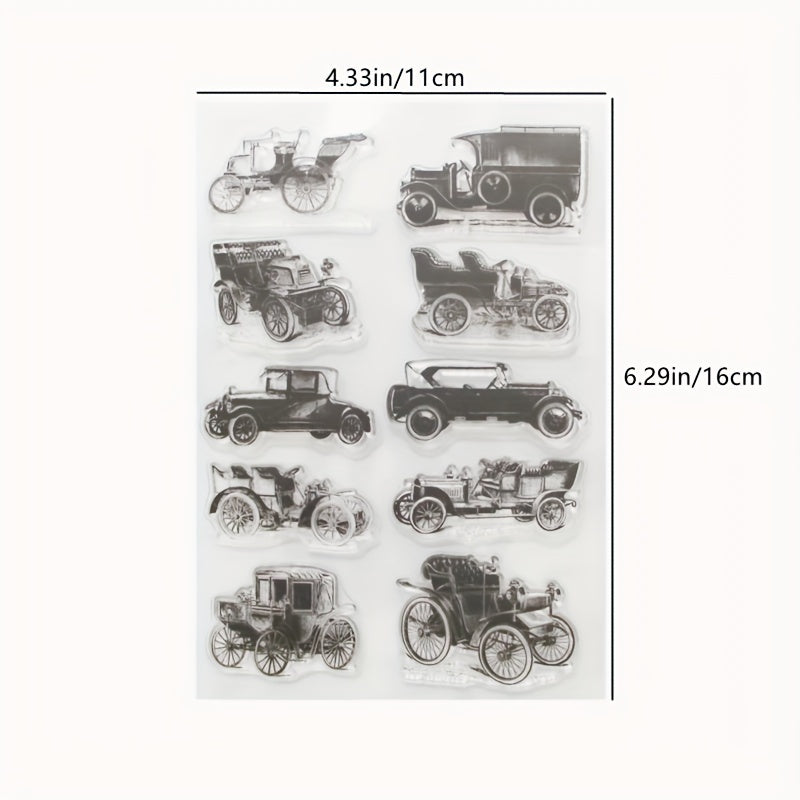 Car DIY Cartoon Stamp Decor
