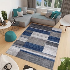 Large Flower Area Rug Abstract Carpet Easy to Maintain
