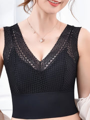 Comfy Lace Push Up Bra, Wireless