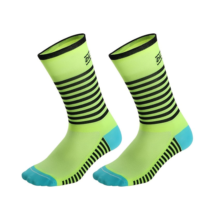 Men's Outdoor Wear-resistant Mid-calf Socks for Cycling Running