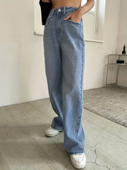 Women's Wide Leg Jeans Loose Fit Denim Pants