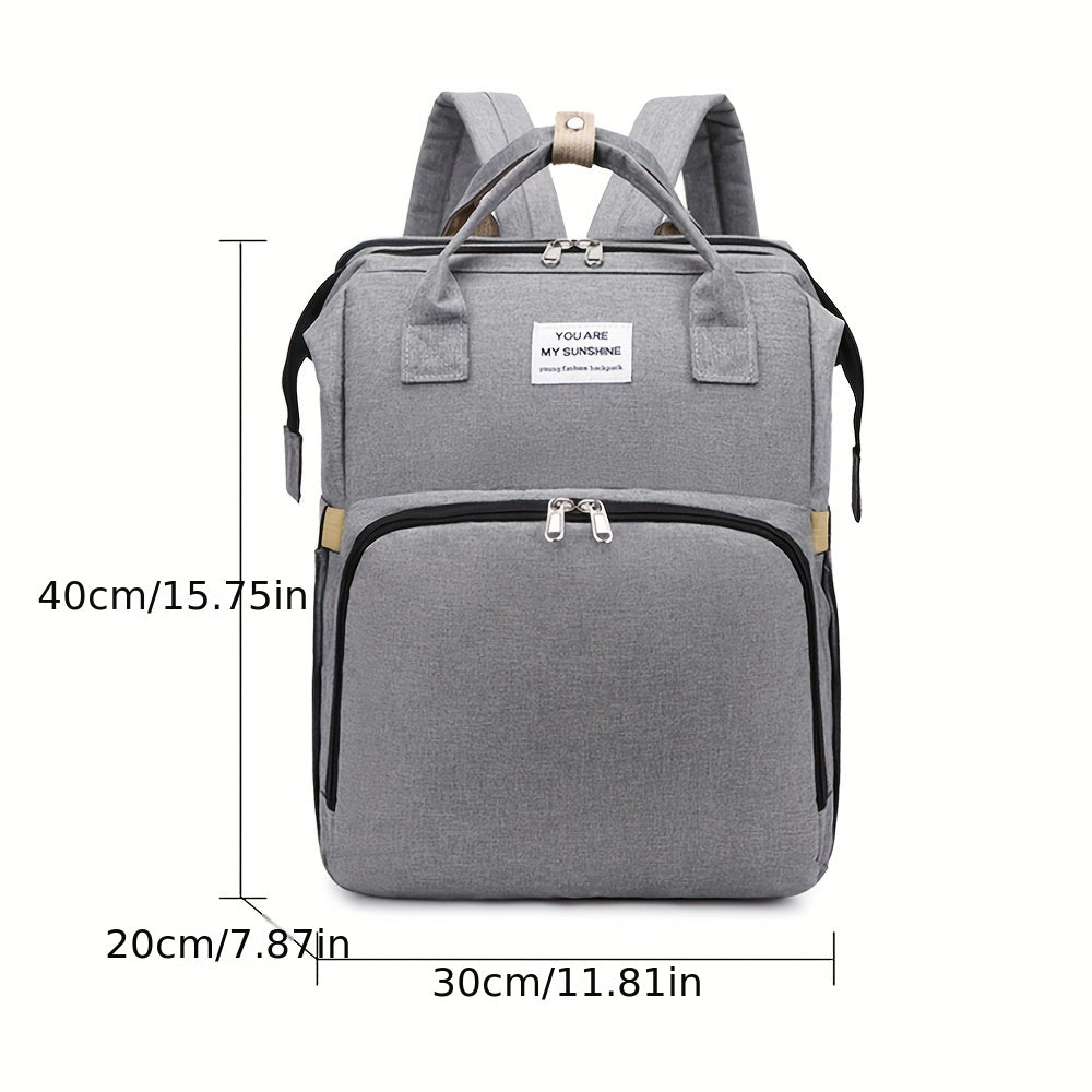 15 inch Foldable Backpack, Large Capacity, Durable Oxford Material