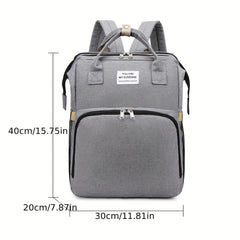15 inch Foldable Backpack, Large Capacity, Durable Oxford Material