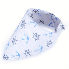 6 Months Baby Teething Triangle Cotton Bib Soft And Eco Friendly Printed