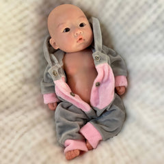 10 Inch Silicone Baby Boy Reborn Doll with Visible Veins