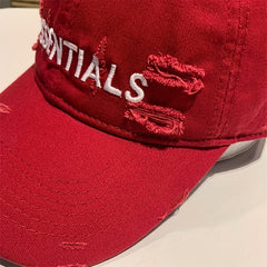 Unisex Sunshade Ripped Baseball Cap Outdoor Sport
