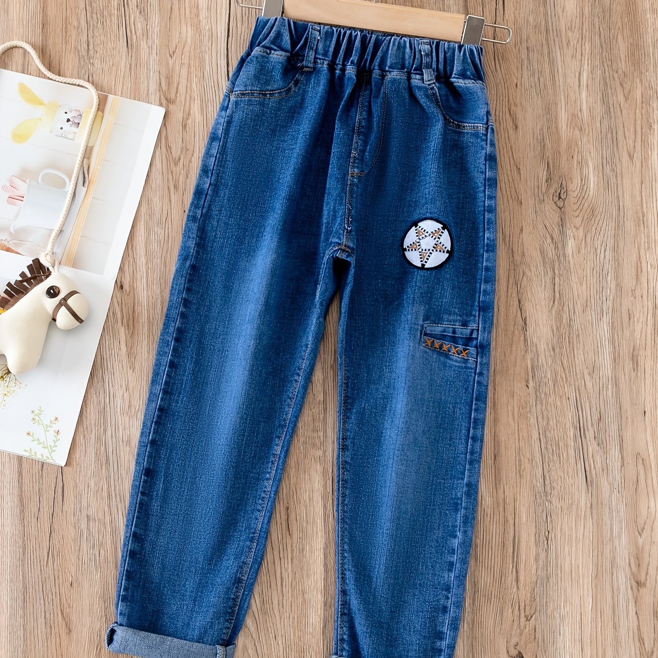 Boys Denim Long Pants With Pocket Kids Clothes Spring Autumn