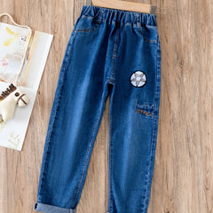 Boys Denim Long Pants With Pocket Kids Clothes Spring Autumn