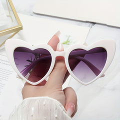 Heart Shaped Cat Eye Sunglasses Vintage Heart Glasses