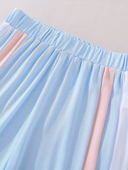 Kid Teen Girls Striped Sports Casual Active Trousers