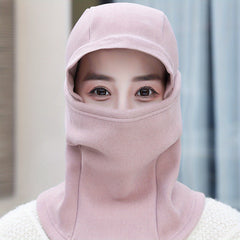 Ponytail Balaclava Elastic Windproof Ski Mask Woman Windproof Cycling Hood
