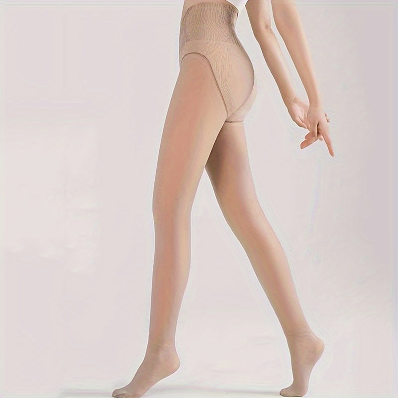 Opaque Slim Tights High Waist Elastic Leggings Women's Stockings