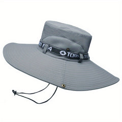 Breathable Sunscreen Fishing Hat with Large Eaves