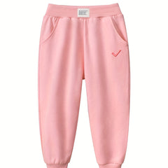 Girls' Casual Sweatpants Active Jogger Pants Toddler Kids Athletic Trousers