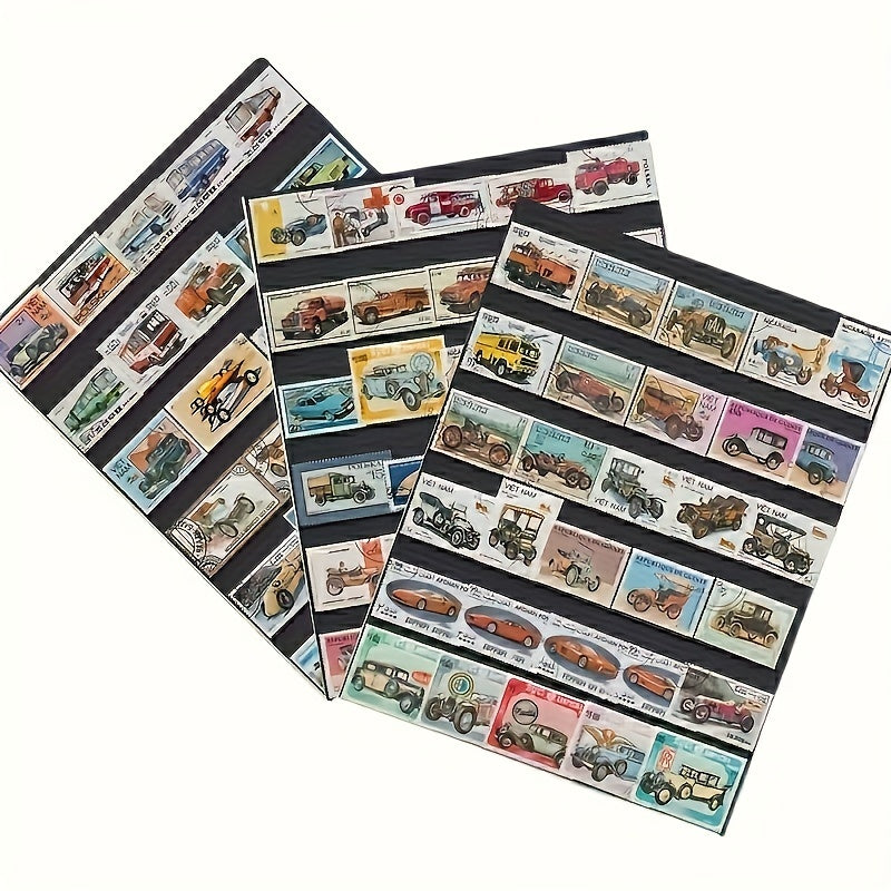 10pcs Dinosaur Car Thematic Stamps For Scrapbook Decoration Collection