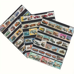 10pcs Dinosaur Car Thematic Stamps For Scrapbook Decoration Collection
