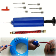 Ball Pump Air Pump Set with Needles & Adapter for Basketball Volleyball