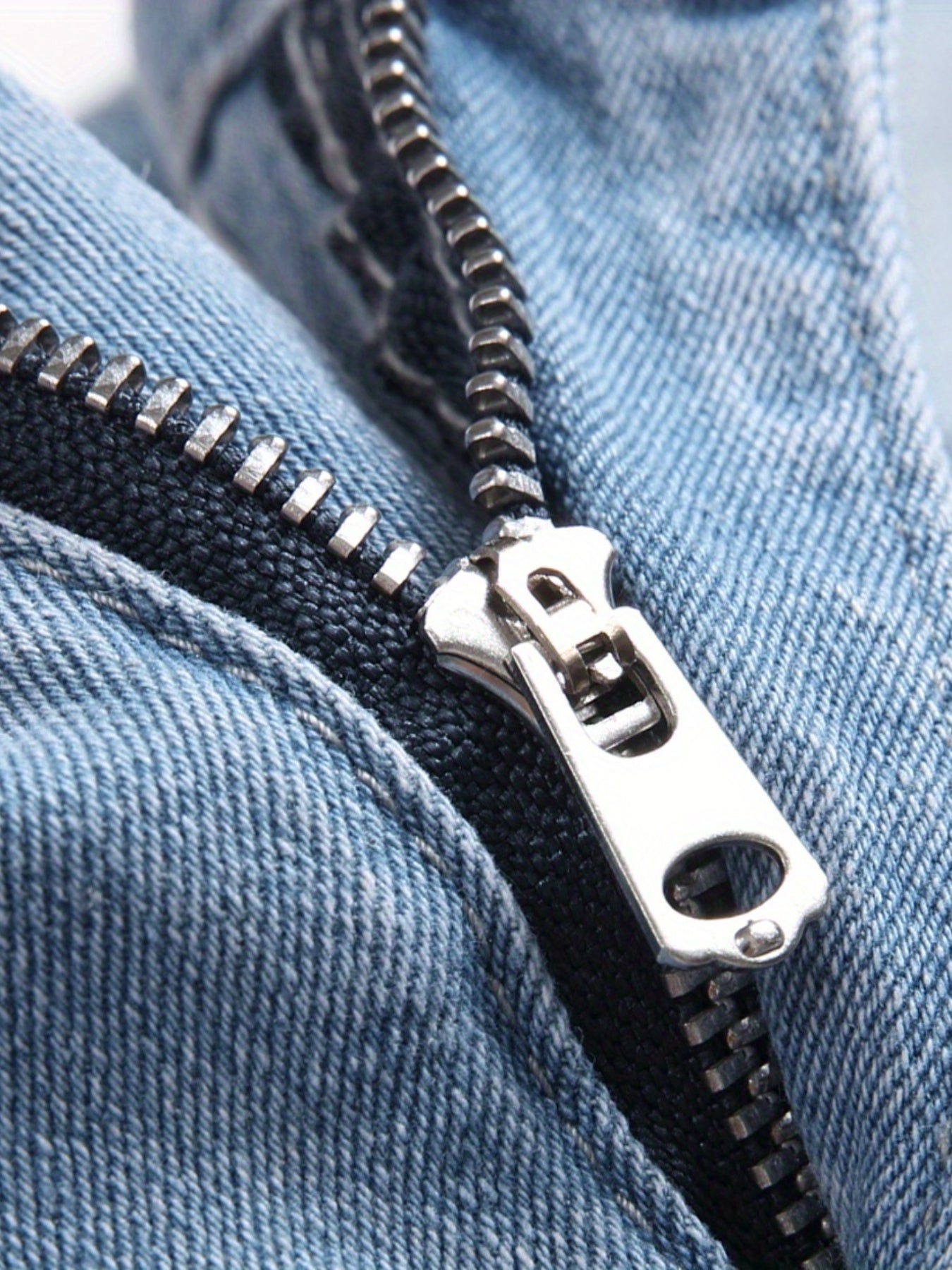 Boys Ripped Jeans Denim Pants Straight Cut Jeans