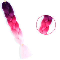 Synthetic Jumbo Braid Hair Extensions Ombre Braiding Hair Packs for Women Girls