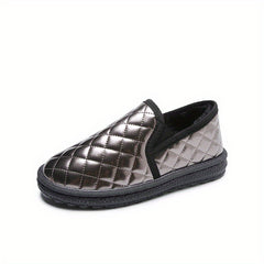 Women's Plush Inner Thermal Walking Shoes Anti-slip Loafers