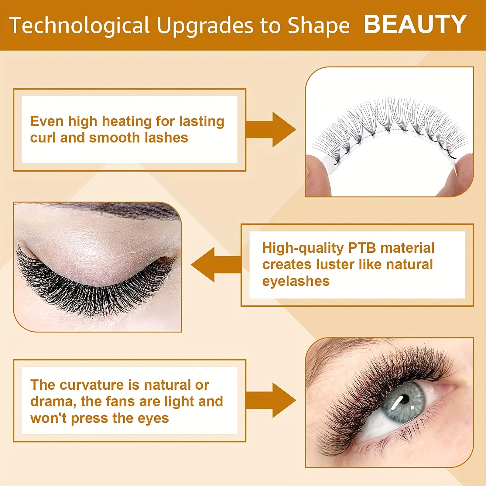 10D 0.07 Premade Spiky Eyelash Cluster Lashes D Curl 10DD