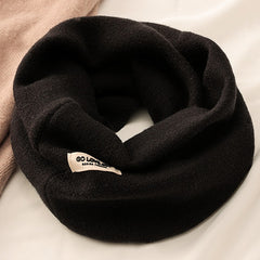 Winter Knitted Halter Women Outdoor Sports Windproof Dusty Fleece Warm Face Scar
