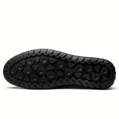 Men's Stitch Detail Loafers Comfy Non-slip Slip-On Shoes