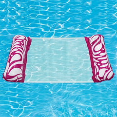 PVC Inflatable Floating Row Foldable Hammock Lounge Chair