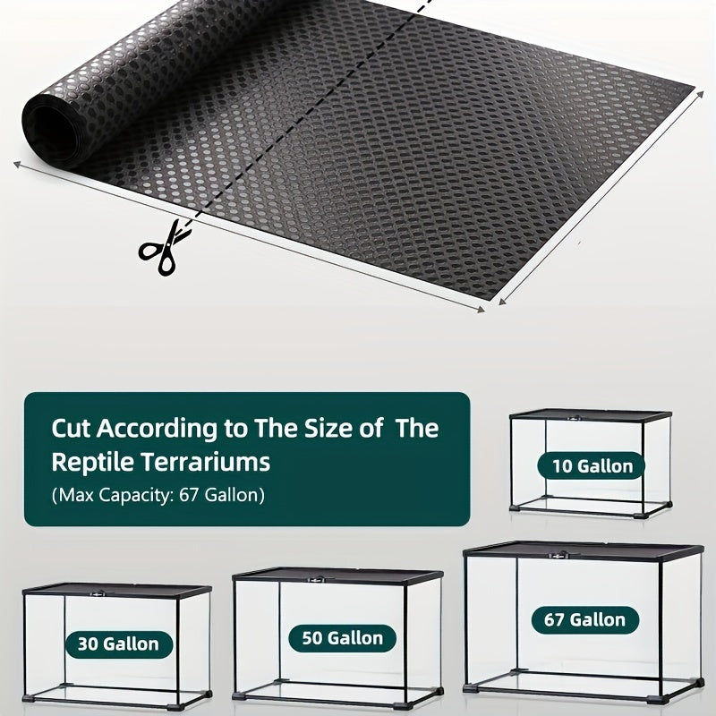 Reptile Tank Liner Lizard Carpet Bearded Dragon Tank Accessories For...