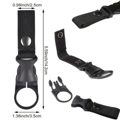 2pcs Hanging Bottle Buckle Hook for Outdoor Camping Hiking