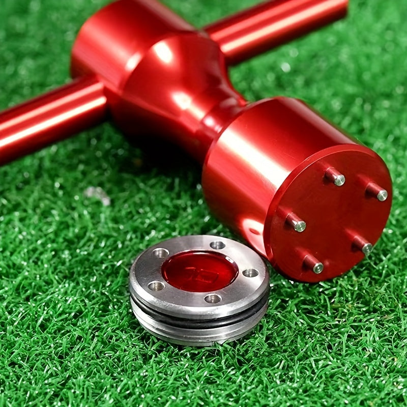 Adjust Golf Putting: Red Wrench & Screws, 5 Hole Alignment, 10g & 20g Options