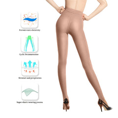 Women's High Waist Compression Pantyhose 20mmHg Slim Fit Tights