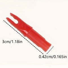 12pcs Insert Nocks For Arrows - 4 2mm Inside Diameter - Archery Training