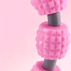 9 Wheel Muscle Roller Foam Stick&Spiky Massage Ball for Deep Muscle Relief