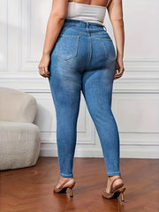 Ripped Skinny Jeans - Stretchy and Stylish