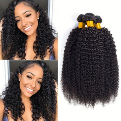 Brazilian 10A Small Spirals Curly Bundles Kinky Curly Human Hair