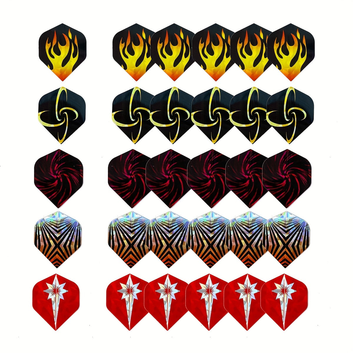 30pc Dart Flight Set for Enhanced Dart Games