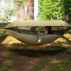 GEERTOP Camping Hammock with Mosquito Net & Waterproof Double Sleep