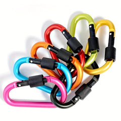 Aluminum Carabiner w/ Screw Lock for Camping Hiking Mountaineering