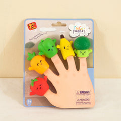 5pcs PVC Fruit Finger Puppet Educational Toy Gift