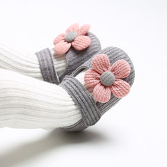 Infant Cozy Fleece Slippers Soft Warm Shoes Newborn Crib Shoes
