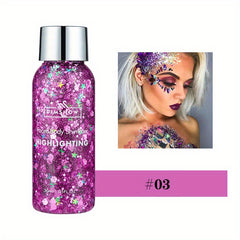 Glitter Eyeshadow & Body Gel: Nightclub & Stage Performance