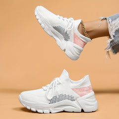 Women's Mesh Breathable Sports Shoes Lightweight Walking Shoe