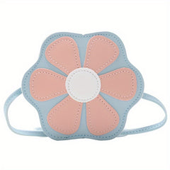 Girl's Candy-colored Small Bag Flower-shaped Princess Diagonal Bag