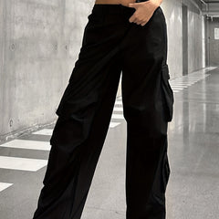 Cargo Pants Straight Leg Women's Clothing